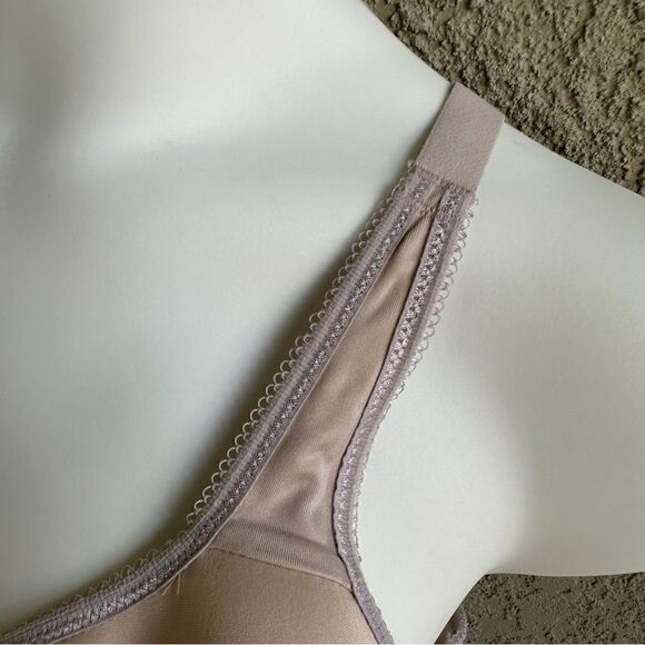 Wacoal basic beauty spacer t-shirt bra Sz 42D in tan - Picture 5 of 7
